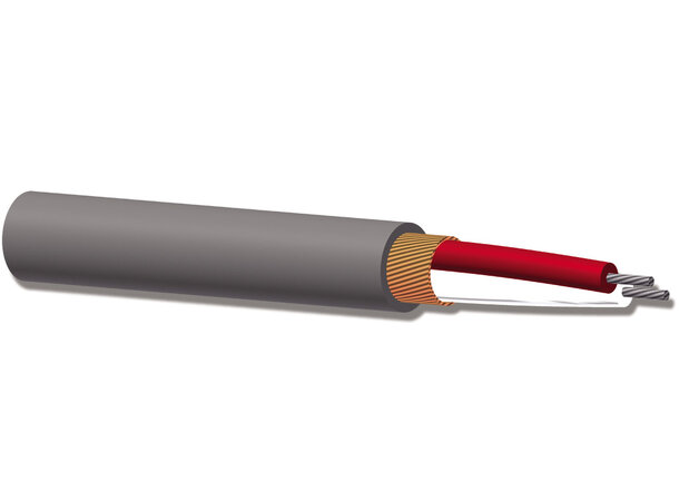 Procab MC105, Mikrofonkabel, 100m Grå Kompakt kabel for installasjon 